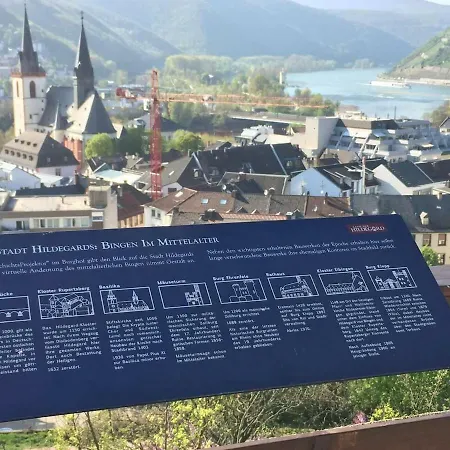 Schoene, Neue Am Rhein Und Mit Balkon 公寓 莱茵河畔的宾根