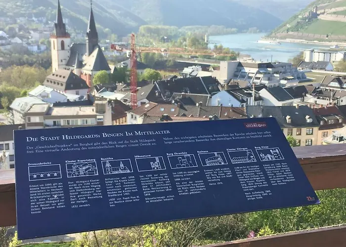 Schoene, Neue Am Rhein Und Mit Balkon 公寓 莱茵河畔的宾根